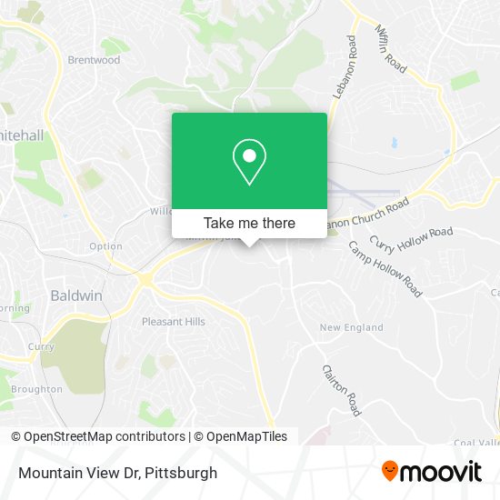 Mapa de Mountain View Dr