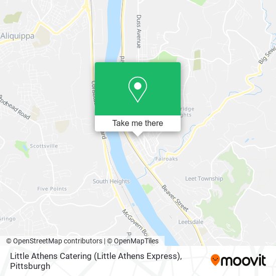 Mapa de Little Athens Catering (Little Athens Express)