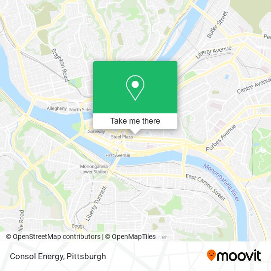 Consol Energy map