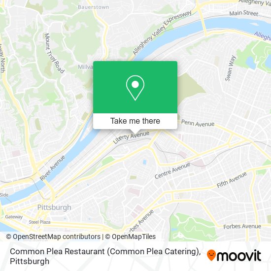 Mapa de Common Plea Restaurant (Common Plea Catering)