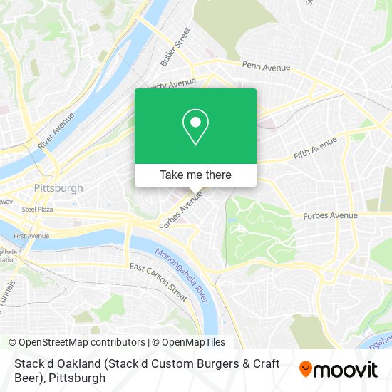 Stack'd Oakland (Stack'd Custom Burgers & Craft Beer) map
