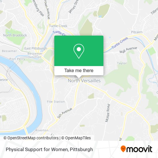 Physical Support for Women map