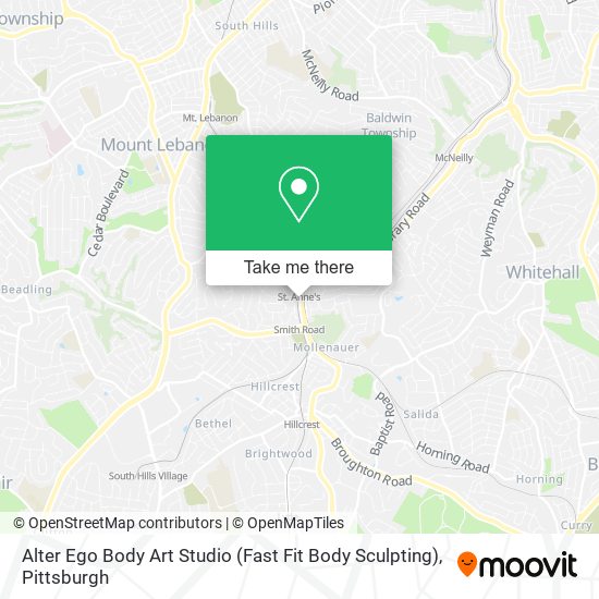 Mapa de Alter Ego Body Art Studio (Fast Fit Body Sculpting)