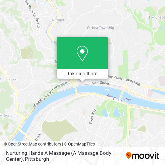 Mapa de Nurturing Hands A Massage (A Massage Body Center)