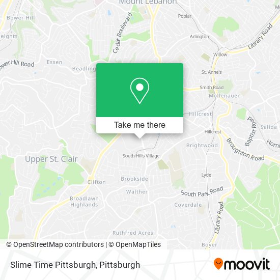 Mapa de Slime Time Pittsburgh