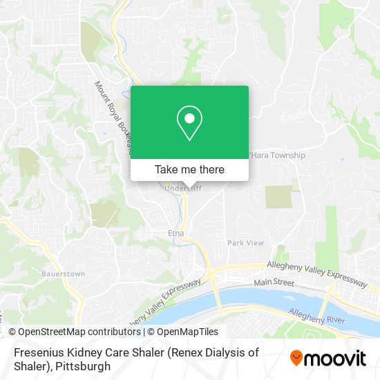 Fresenius Kidney Care Shaler (Renex Dialysis of Shaler) map