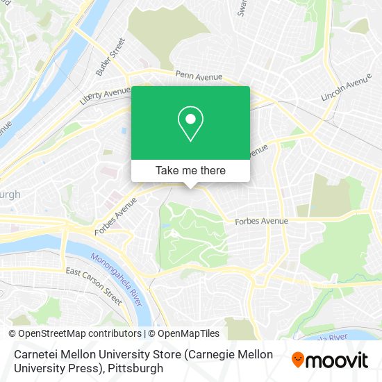 Carnetei Mellon University Store (Carnegie Mellon University Press) map