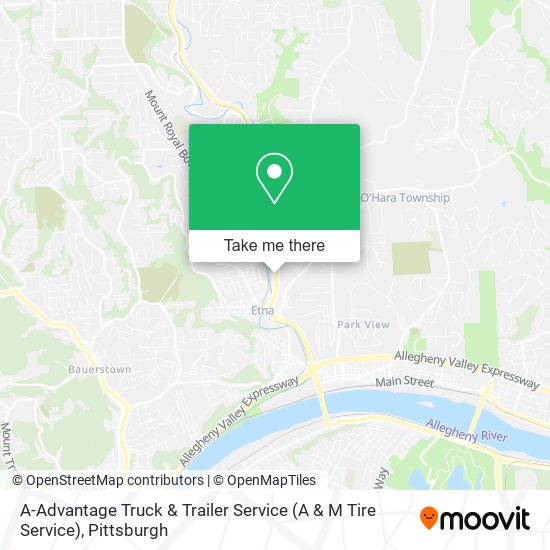 A-Advantage Truck & Trailer Service (A & M Tire Service) map