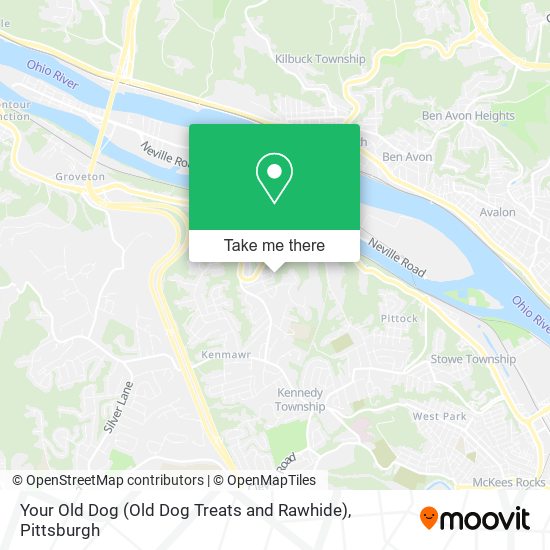 Your Old Dog (Old Dog Treats and Rawhide) map