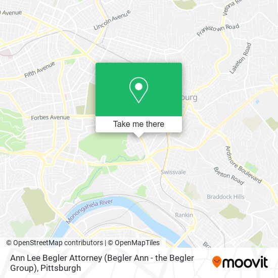 Mapa de Ann Lee Begler Attorney (Begler Ann - the Begler Group)