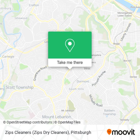 Mapa de Zips Cleaners (Zips Dry Cleaners)