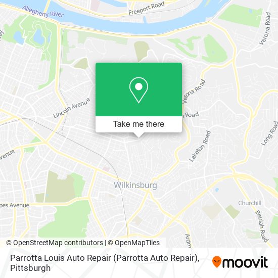 Parrotta Louis Auto Repair map