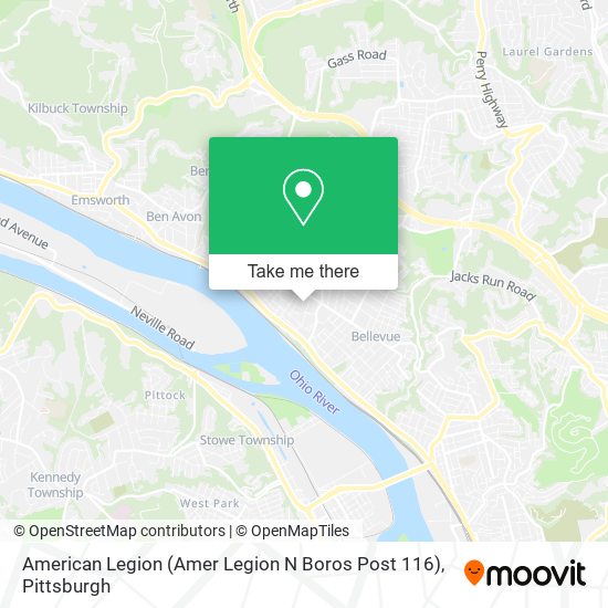 American Legion (Amer Legion N Boros Post 116) map