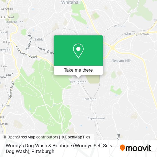 Mapa de Woody's Dog Wash & Boutique (Woodys Self Serv Dog Wash)