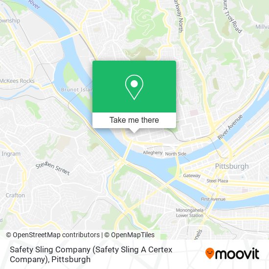 Mapa de Safety Sling Company (Safety Sling A Certex Company)