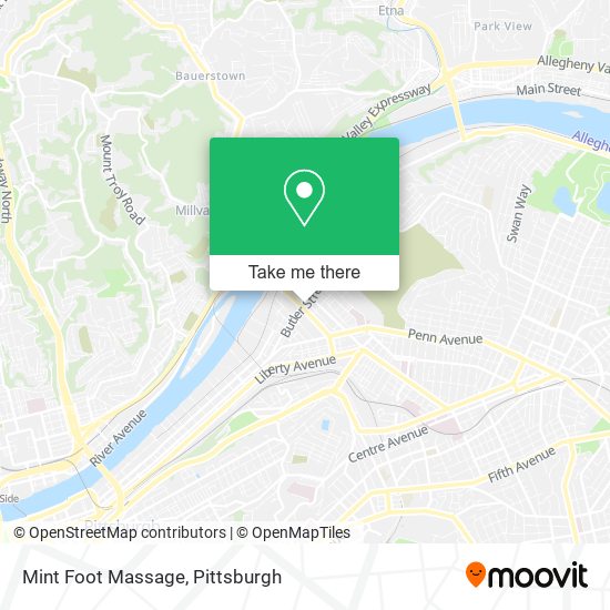 Mapa de Mint Foot Massage