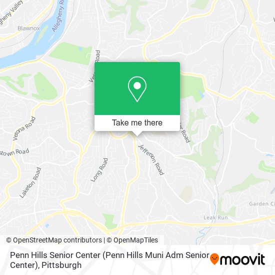 Mapa de Penn Hills Senior Center (Penn Hills Muni Adm Senior Center)