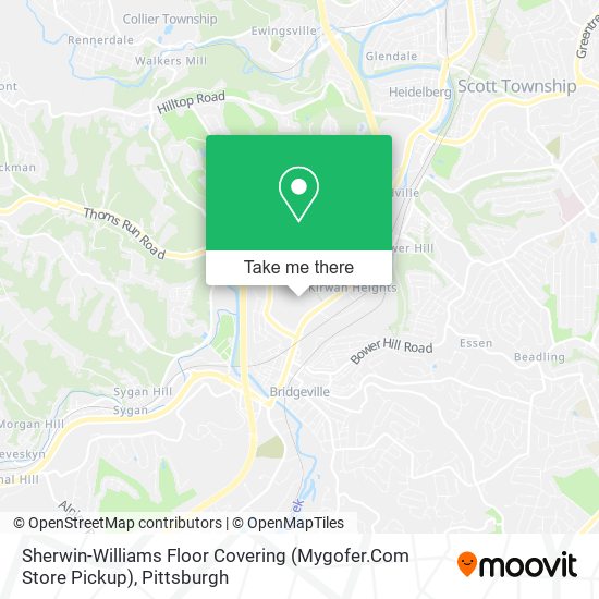 Sherwin-Williams Floor Covering (Mygofer.Com Store Pickup) map