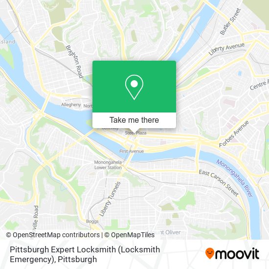 Pittsburgh Expert Locksmith (Locksmith Emergency) map