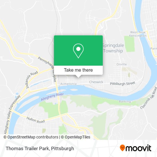 Thomas Trailer Park map