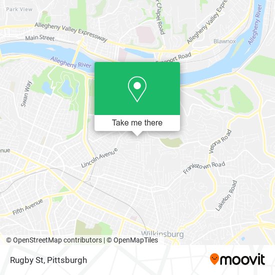 Rugby St map
