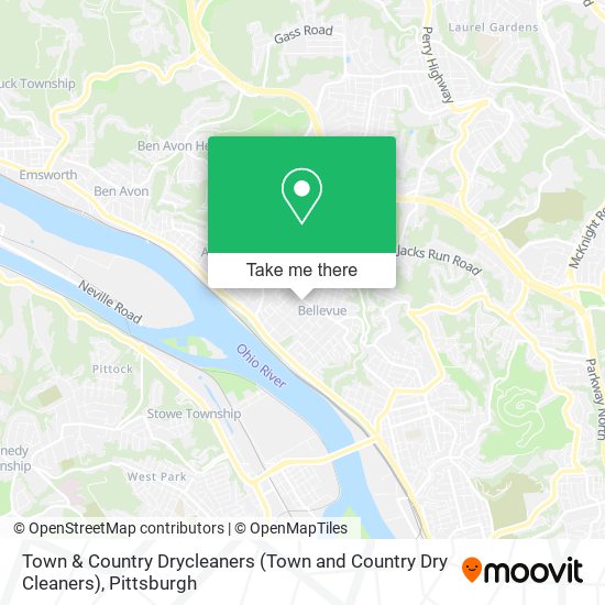 Town & Country Drycleaners (Town and Country Dry Cleaners) map