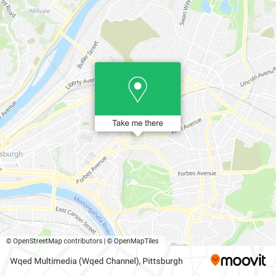 Mapa de Wqed Multimedia (Wqed Channel)