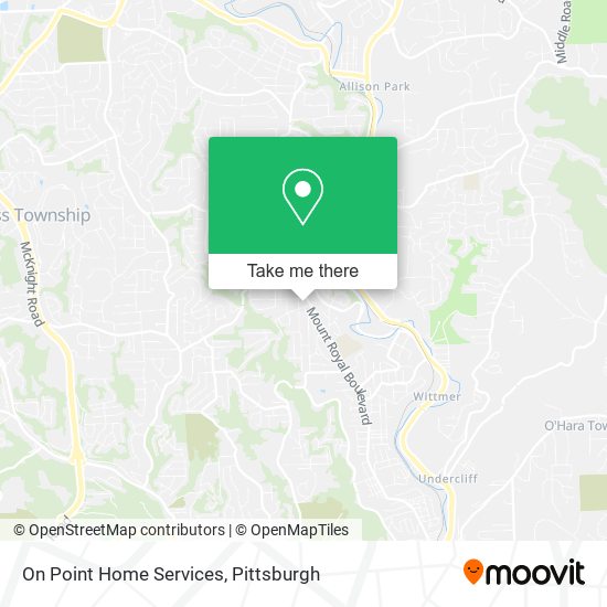 Mapa de On Point Home Services