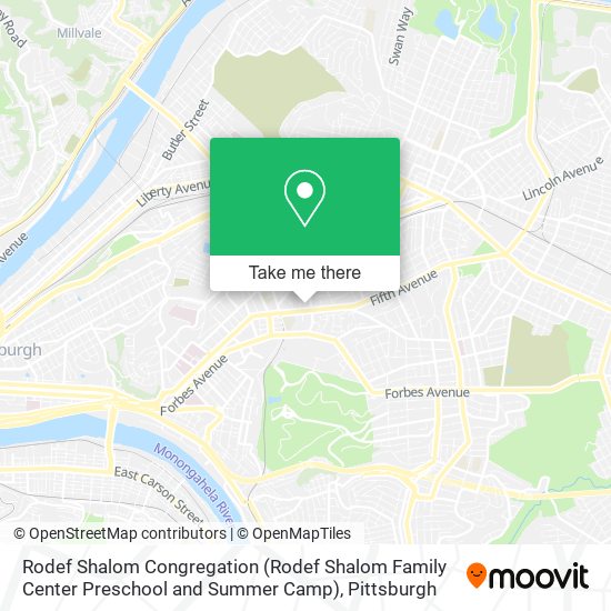 Mapa de Rodef Shalom Congregation (Rodef Shalom Family Center Preschool and Summer Camp)