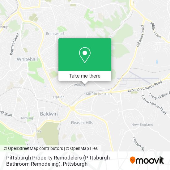 Mapa de Pittsburgh Property Remodelers (Pittsburgh Bathroom Remodeling)