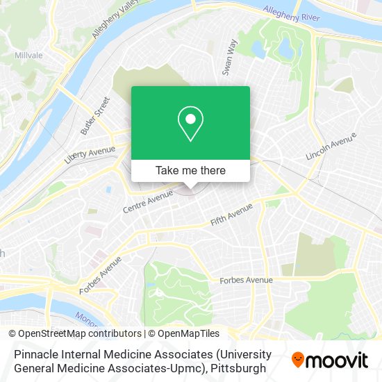 Pinnacle Internal Medicine Associates (University General Medicine Associates-Upmc) map