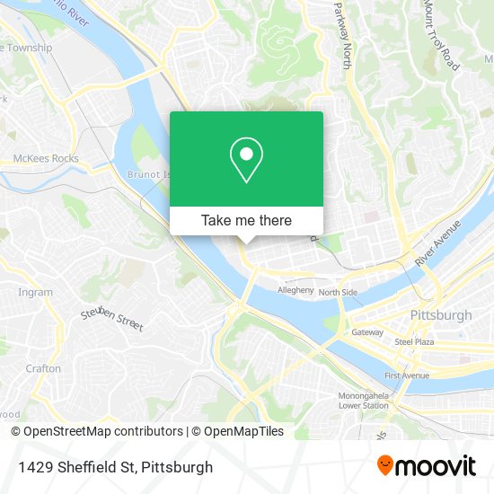 1429 Sheffield St map