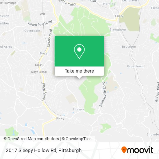 Mapa de 2017 Sleepy Hollow Rd