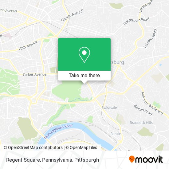 Mapa de Regent Square, Pennsylvania