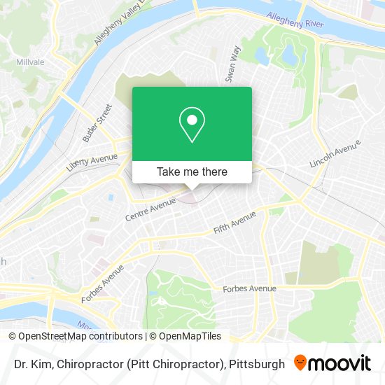 Dr. Kim, Chiropractor (Pitt Chiropractor) map