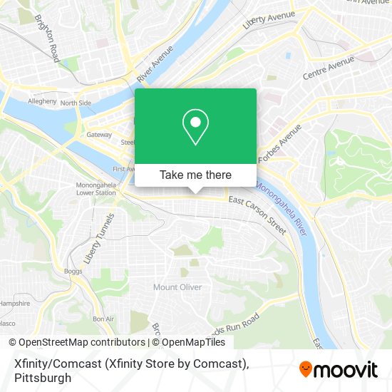 Xfinity / Comcast (Xfinity Store by Comcast) map