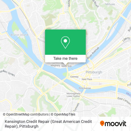 Mapa de Kensington Credit Repair (Great American Credit Repair)