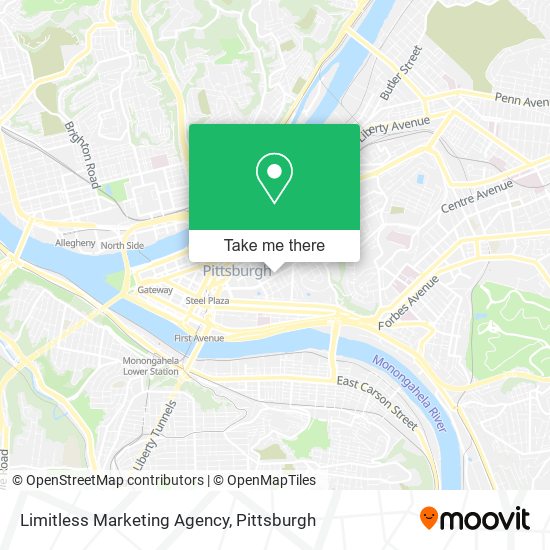 Mapa de Limitless Marketing Agency