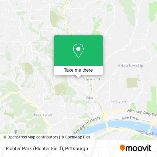 Mapa de Richter Park (Richter Field)