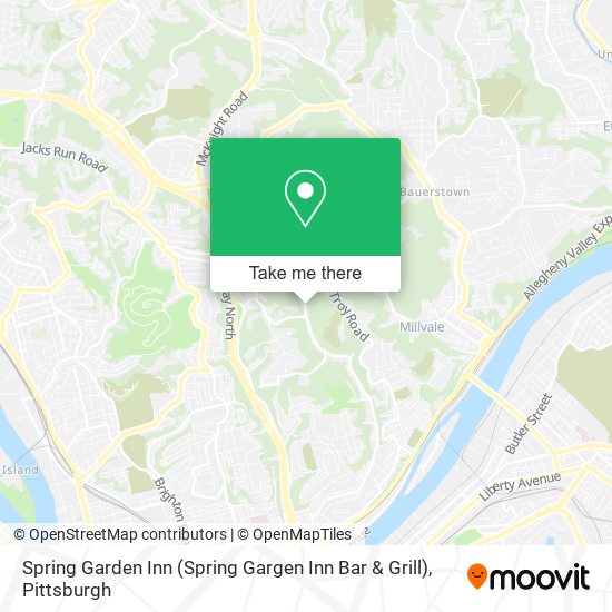 Spring Garden Inn (Spring Gargen Inn Bar & Grill) map