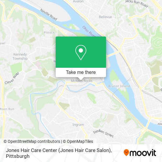 Mapa de Jones Hair Care Center