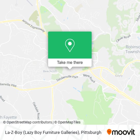 La-Z-Boy (Lazy Boy Furniture Galleries) map