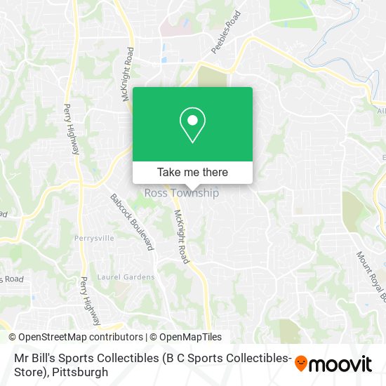 Mapa de Mr Bill's Sports Collectibles (B C Sports Collectibles-Store)