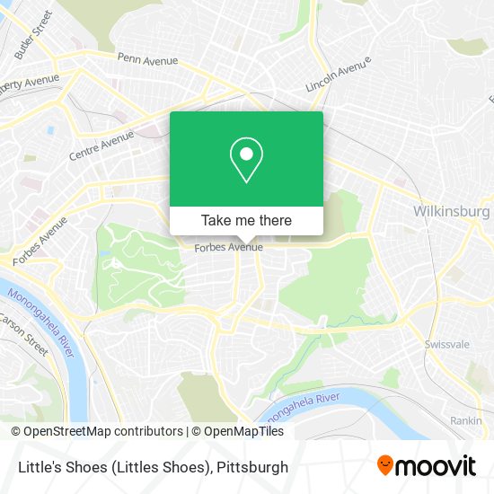 Little's Shoes (Littles Shoes) map