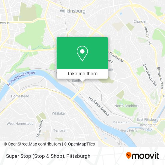 Super Stop (Stop & Shop) map