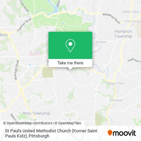 St Paul's United Methodist Church (Korner Saint Pauls Kidz) map