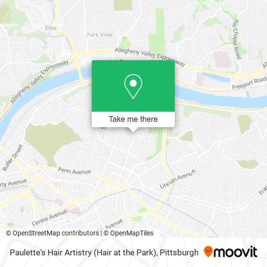 Mapa de Paulette's Hair Artistry (Hair at the Park)
