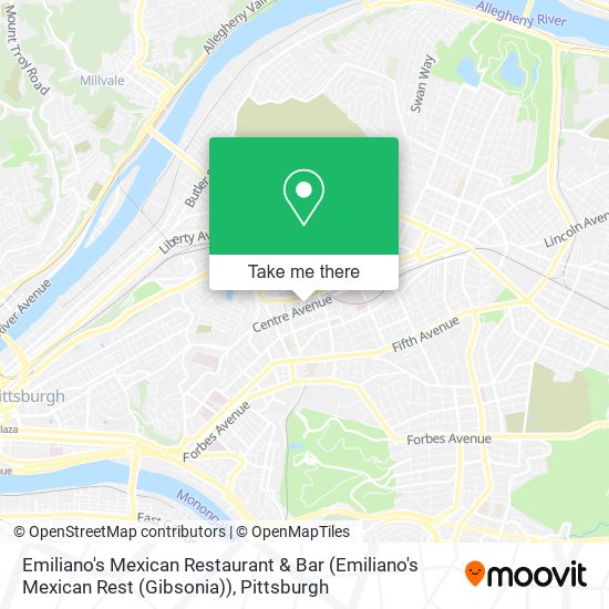 Mapa de Emiliano's Mexican Restaurant & Bar (Emiliano's Mexican Rest (Gibsonia))