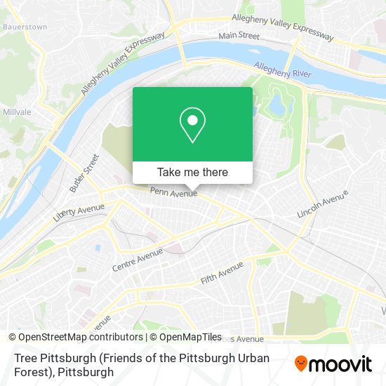 Tree Pittsburgh (Friends of the Pittsburgh Urban Forest) map