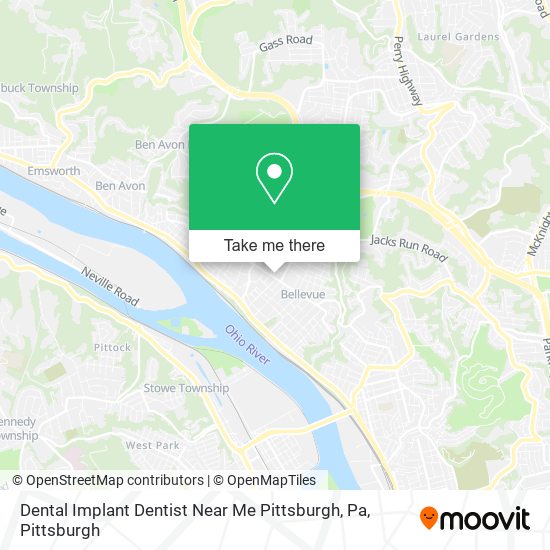 Mapa de Dental Implant Dentist Near Me Pittsburgh, Pa